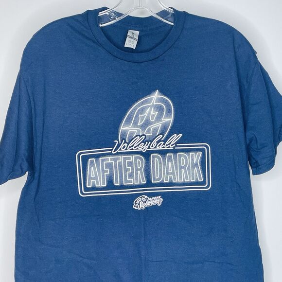 OMAHA SUPERNOVAS T-shirt Mens Medium Navy Blue Women’s Pro Volleyball Federation - Picture 1 of 11